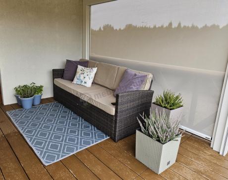 Komplet mebli ogrodowych z sofami Cofete Grande – Brown