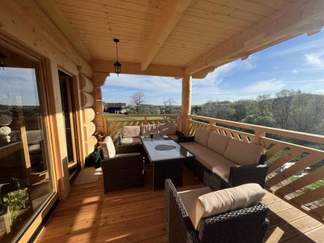 Komplet mebli ogrodowych z sofami Cofete Grande – Brown