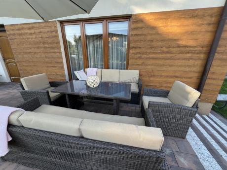 Komplet mebli ogrodowych z sofami Cofete Grande – Brown