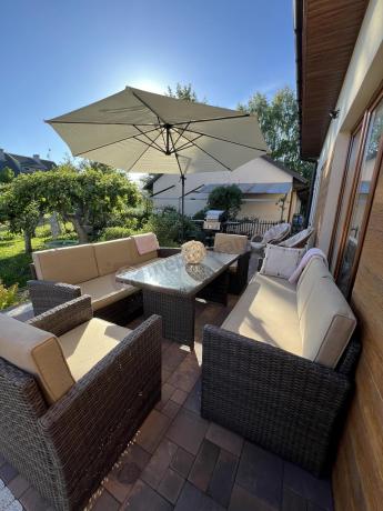 Komplet mebli ogrodowych z sofami Cofete Grande – Brown