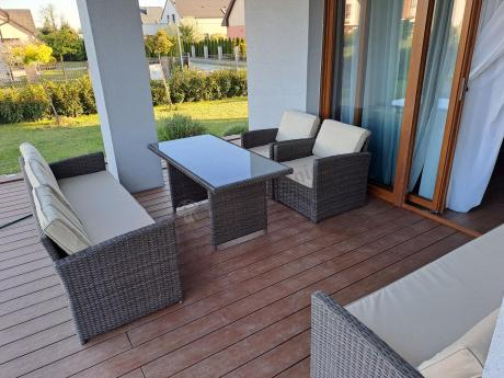 Komplet mebli ogrodowych z sofami Cofete Grande – Brown