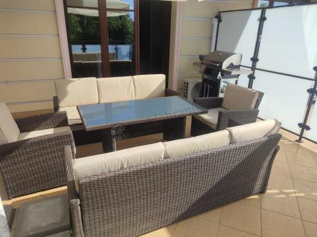 Komplet mebli ogrodowych z sofami Cofete Grande – Brown
