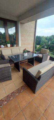 Komplet mebli ogrodowych z sofami Cofete Grande – Brown