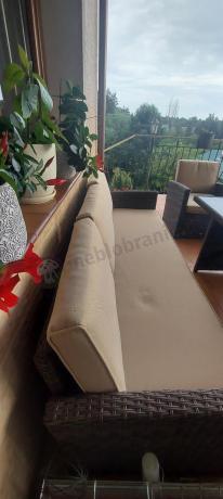 Komplet mebli ogrodowych z sofami Cofete Grande – Brown