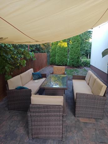 Komplet mebli ogrodowych z sofami Cofete Grande – Brown