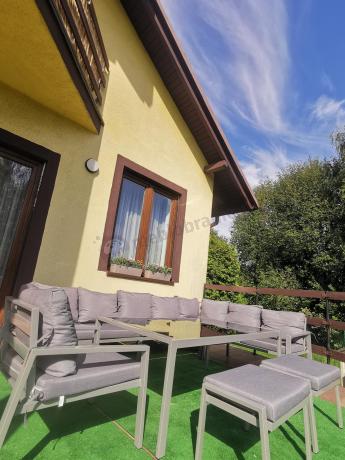 Komplet mebli tarasowych dla 10 osób - narożnik, fotel i pufy - Sodor Corner XXL - Silver