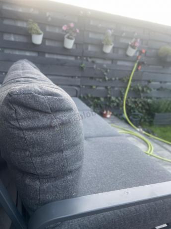 Komplet mebli tarasowych dla 8 osób - 2 sofy, 2 fotele i wysoki stół 160cm - Panaon Grande DG