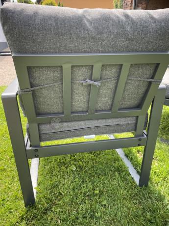 Komplet mebli tarasowych dla 8 osób - 2 sofy, 2 fotele i wysoki stół 160cm - Panaon Grande DG