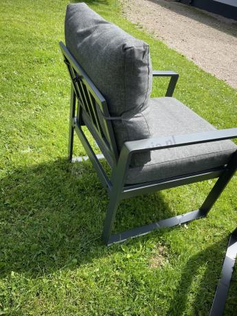 Komplet mebli tarasowych dla 8 osób - 2 sofy, 2 fotele i wysoki stół 160cm - Panaon Grande DG