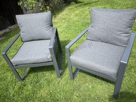 Komplet mebli tarasowych dla 8 osób - 2 sofy, 2 fotele i wysoki stół 160cm - Panaon Grande DG