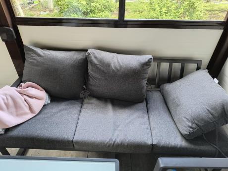 Komplet mebli tarasowych dla 8 osób - 2 sofy, 2 fotele i wysoki stół ceramiczny 160cm - Panaon Grande Elite DG