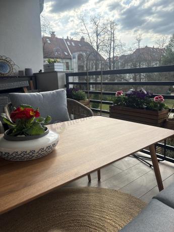 Komplet mebli wypoczynkowych na taras rope style Dona Light Grey