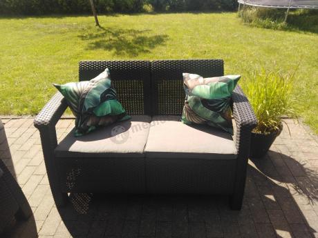 Komplet ogrodowy Corfu Triple Box grafit