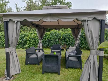 Komplet ogrodowy Corfu Triple Box grafit