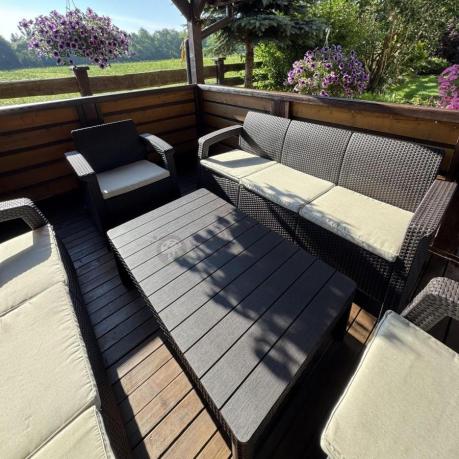 Komplet ogrodowy na taras dla 8 osób