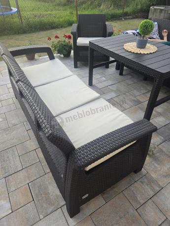 Komplet ogrodowy na taras dla 8 osób