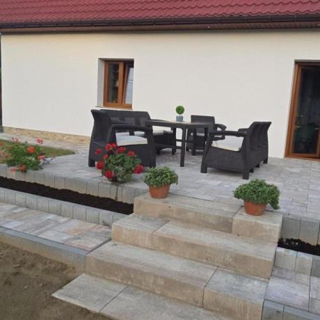 Komplet ogrodowy na taras dla 8 osób