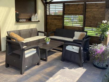 Komplet ogrodowy na taras dla 8 osób