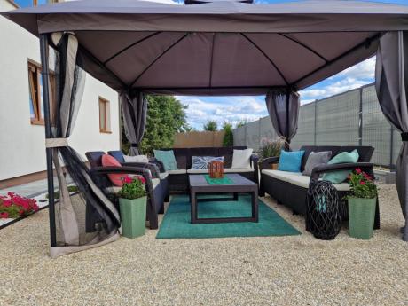 Komplet ogrodowy na taras dla 8 osób