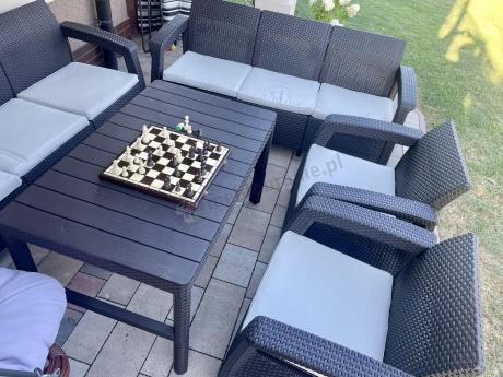 Komplet ogrodowy na taras dla 8 osób
