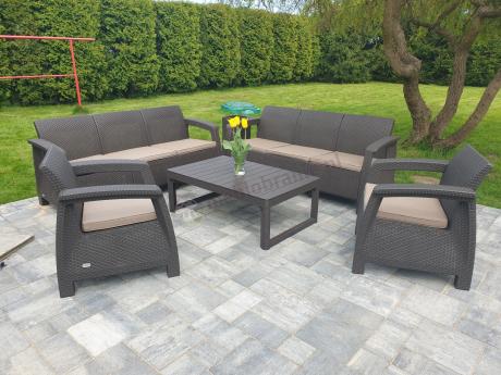 Komplet ogrodowy na taras dla 8 osób