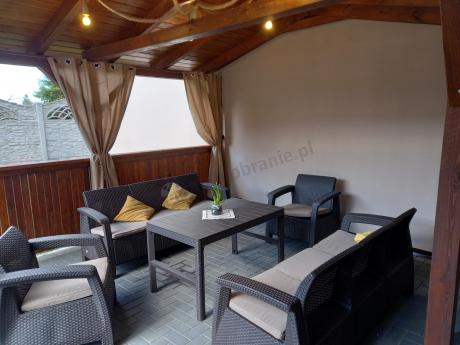 Komplet ogrodowy na taras dla 8 osób