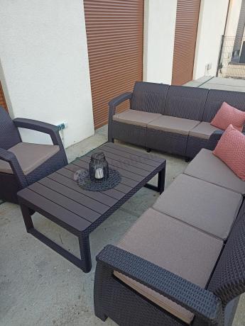 Komplet ogrodowy na taras dla 8 osób