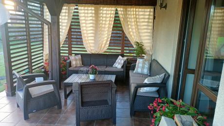 Komplet ogrodowy na taras dla 8 osób