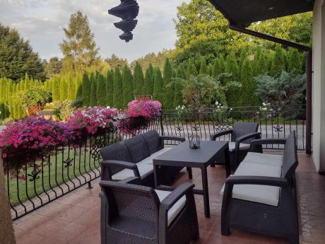 Komplet ogrodowy na taras dla 8 osób