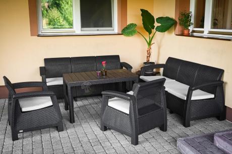 Komplet ogrodowy na taras dla 8 osób