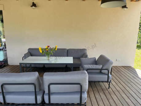 Meble modułowe na taras w stylu loft Salve 5 Plus