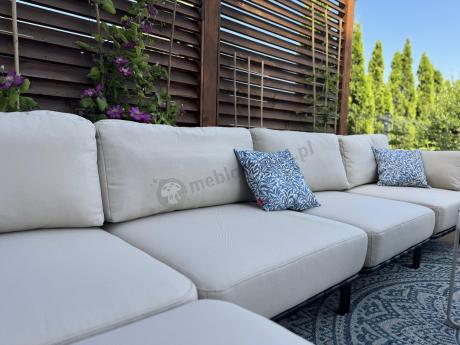 Meble modułowe na taras w stylu loft Salve Beige 5 Plus