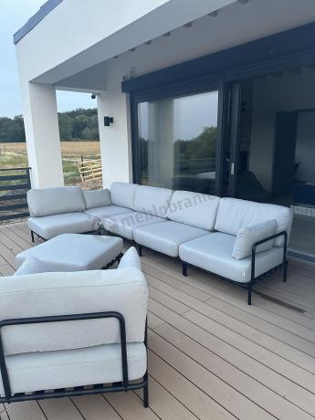 Meble modułowe premium na 7 osób Salve Chrome 5 Comfort