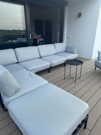 Meble modułowe premium na 7 osób Salve Chrome 5 Comfort