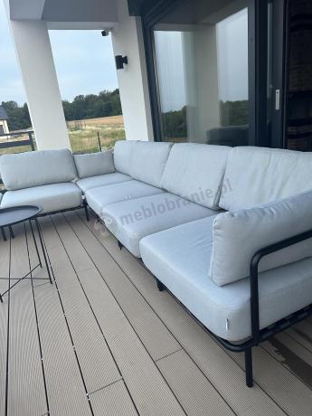 Meble modułowe premium na 7 osób Salve Chrome 5 Comfort