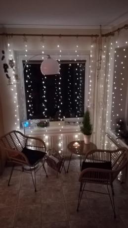 Meble na balkon w bloku z technorattanu boho
