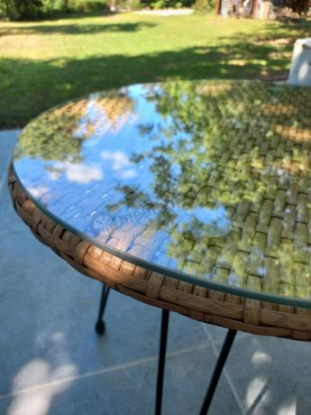 Meble na balkon w bloku z technorattanu boho