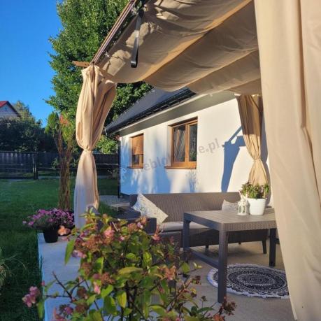 Meble na taras z regulowanym stołem S3L Cappuccino