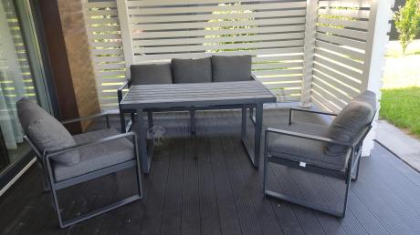 Meble na taras z sofą i fotelami dla 5 osób - Panaon Dining DG