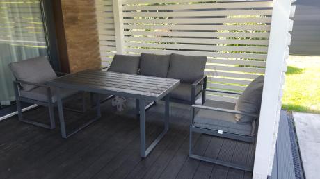 Meble na taras z sofą i fotelami dla 5 osób - Panaon Dining DG