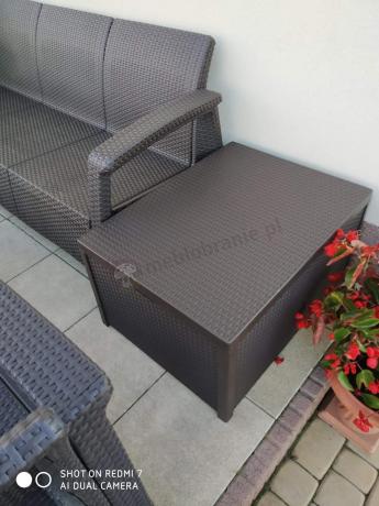 Komplet ogrodowy na taras dla 8 osób