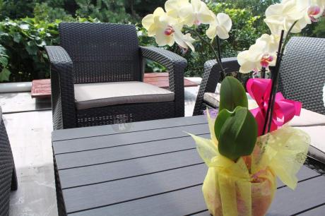 Komplet ogrodowy na taras dla 8 osób