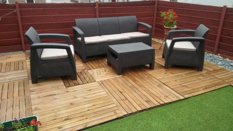 Corfu Set Max brązowy