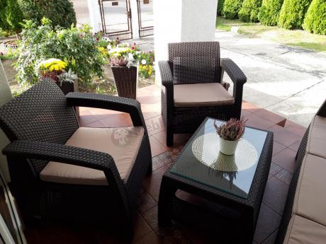 Corfu Set Max brązowy