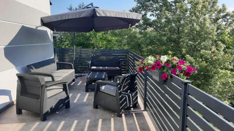 Meble ogrodowe Corfu Set Triple Max Grafit Curver