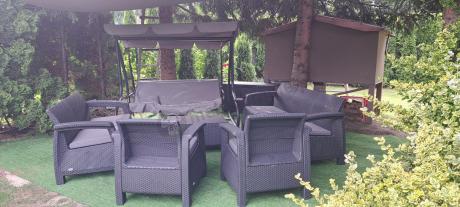Meble ogrodowe Corfu Set Triple Max Grafit Curver