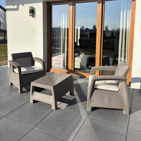 Meble ogrodowe Corfu Weekend Cappuccino meble na balkon