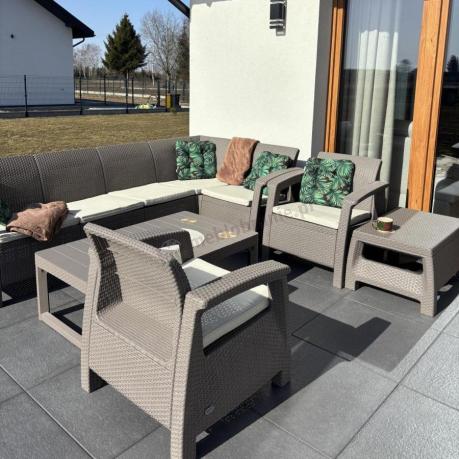 Meble ogrodowe Corfu Weekend Cappuccino meble na balkon