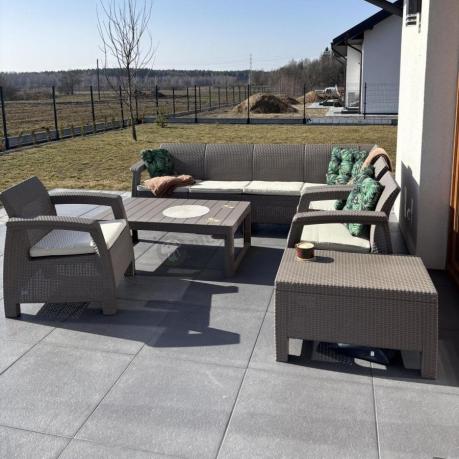 Meble ogrodowe Corfu Weekend Cappuccino meble na balkon