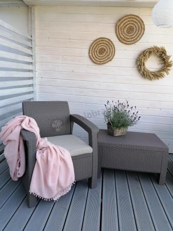 Meble ogrodowe Corfu Weekend Cappuccino meble na balkon